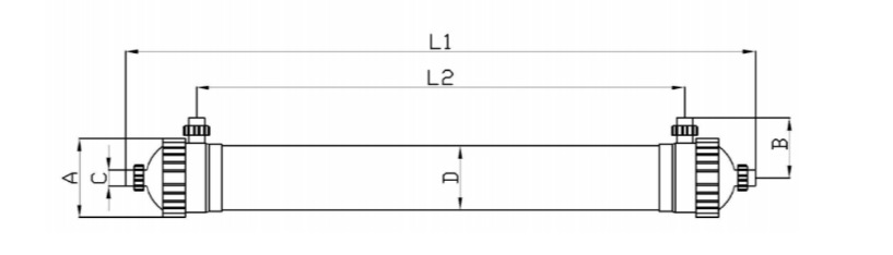 超濾膜組件接口尺寸